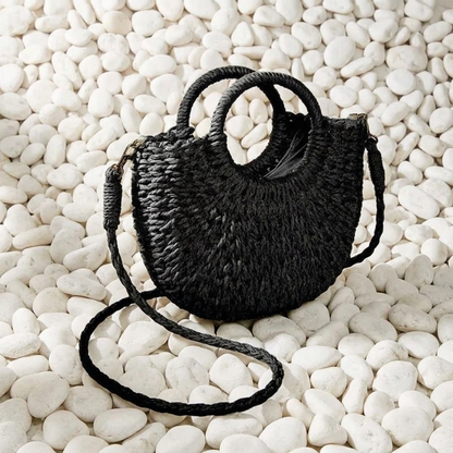 Amalfi Woven Crossbody | Handwoven Summer Bag | Lvielle