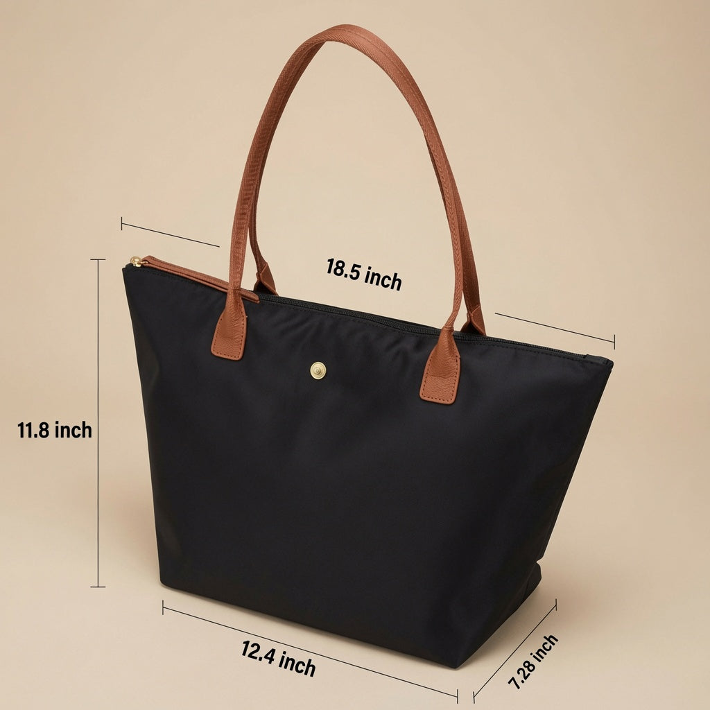 Monaco Carryall Tote | Lightweight Nylon Carryall Bag 