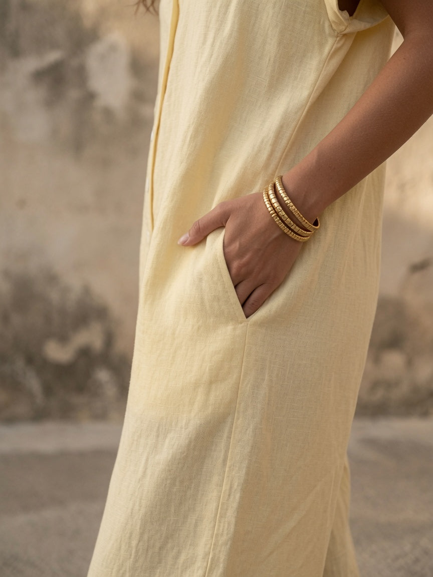 Positano Relaxed Jumpsuit | Wide-Leg Summer One-Piece