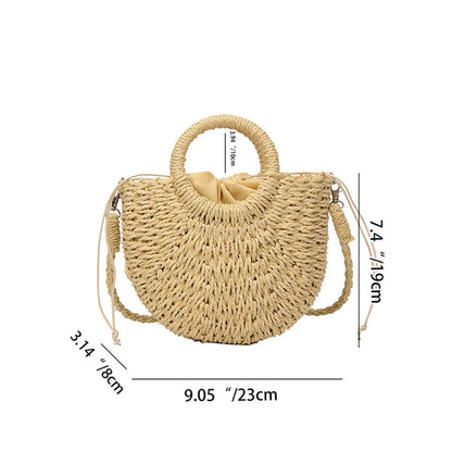 Amalfi Woven Crossbody | Handwoven Summer Bag | Lvielle